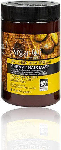 ماسک مو بدون سولفات لایتنس مدل Argan Oil حجم 1000 میل