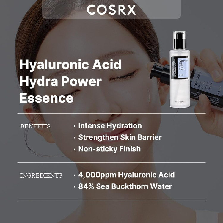 سرم آبرسان کوزارکس مدل Hyaluronic Acid حجم 100 میلی لیتر