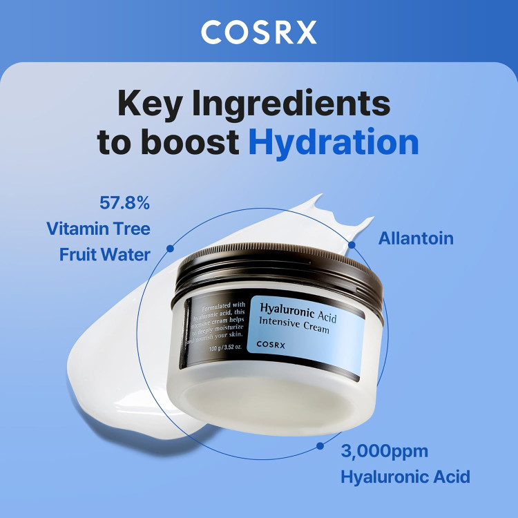 کرم آبرسان کوزارکس مدل Hyaluronic Acid حجم 100 میلی لیتر
