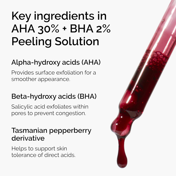 سرم پیلینگ سولوشن حاوی AHA 30% و BHA 2% د اوردینری