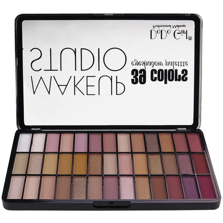 پالت سایه چشم 39 رنگ دودو گرل مدل Makeup Studio