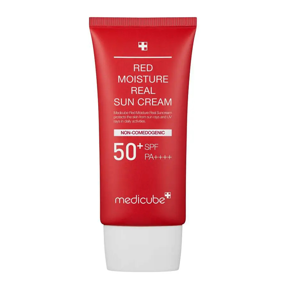 کرم ضد آفتاب مرطوب کننده مدیکیوب SPF50 حجم ۵۰ میلی لیتر