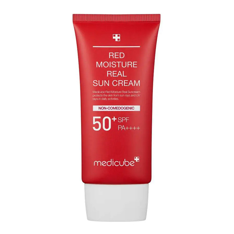 کرم ضد آفتاب مرطوب کننده مدیکیوب SPF50 حجم ۵۰ میلی لیتر