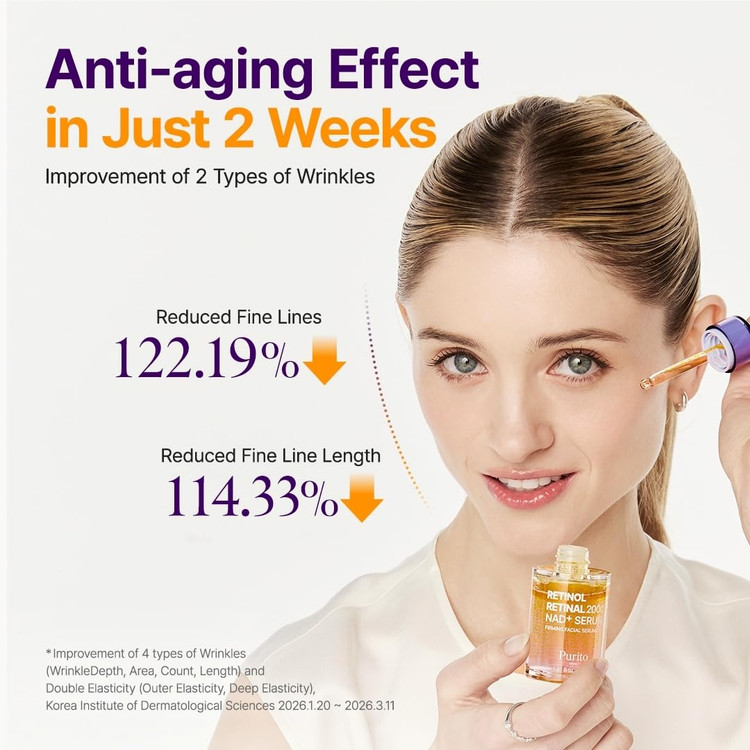 سرم جوانساز پیوریتو مدل Retinol Retinal 2000