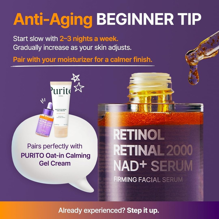 سرم جوانساز پیوریتو مدل Retinol Retinal 2000