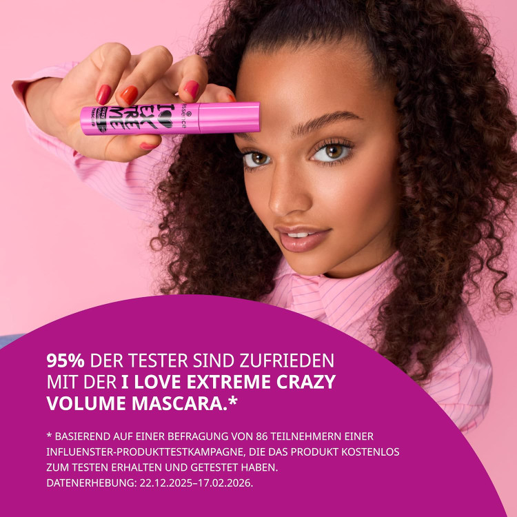 ریمل اسنس حجم دهنده مدل I Love Extreme Crazy Volume اصل