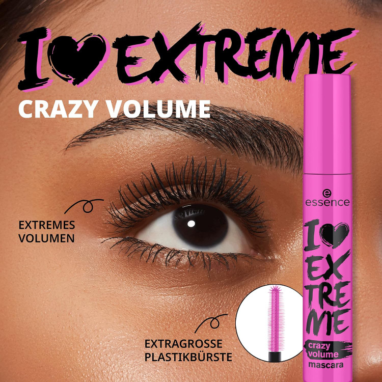 ریمل اسنس حجم دهنده مدل I Love Extreme Crazy Volume اصل