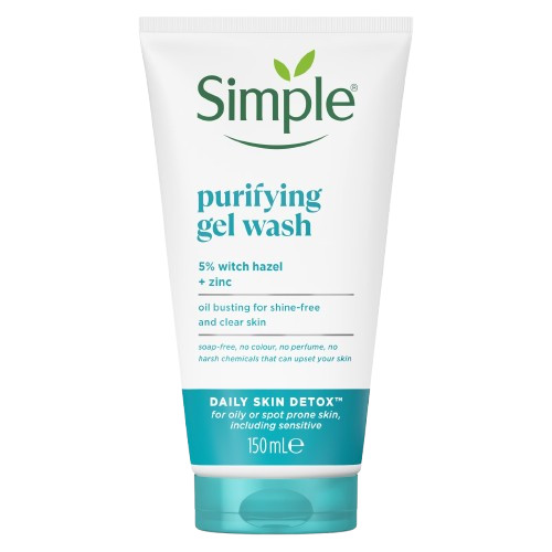 ژل شستشوی صورت سیمپل مدل Purifying پوست چرب و مختلط حجم 150 میل