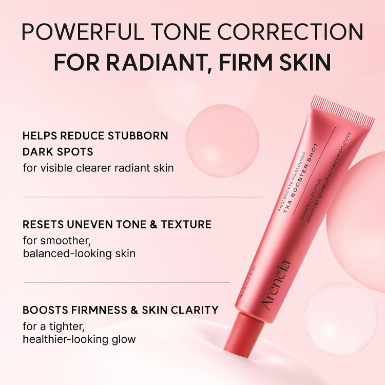 بوستر شات ضد لک و روشن کننده قوی پوست دور چشم و صورت حاوی ترانگزامیک اسید آرنسیا